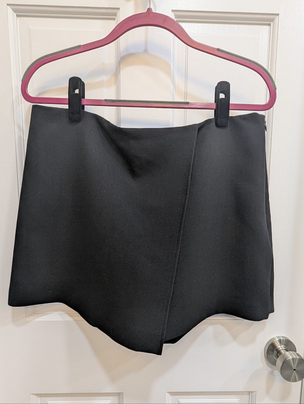 Zara Black Skort Faux Skirt Size XL